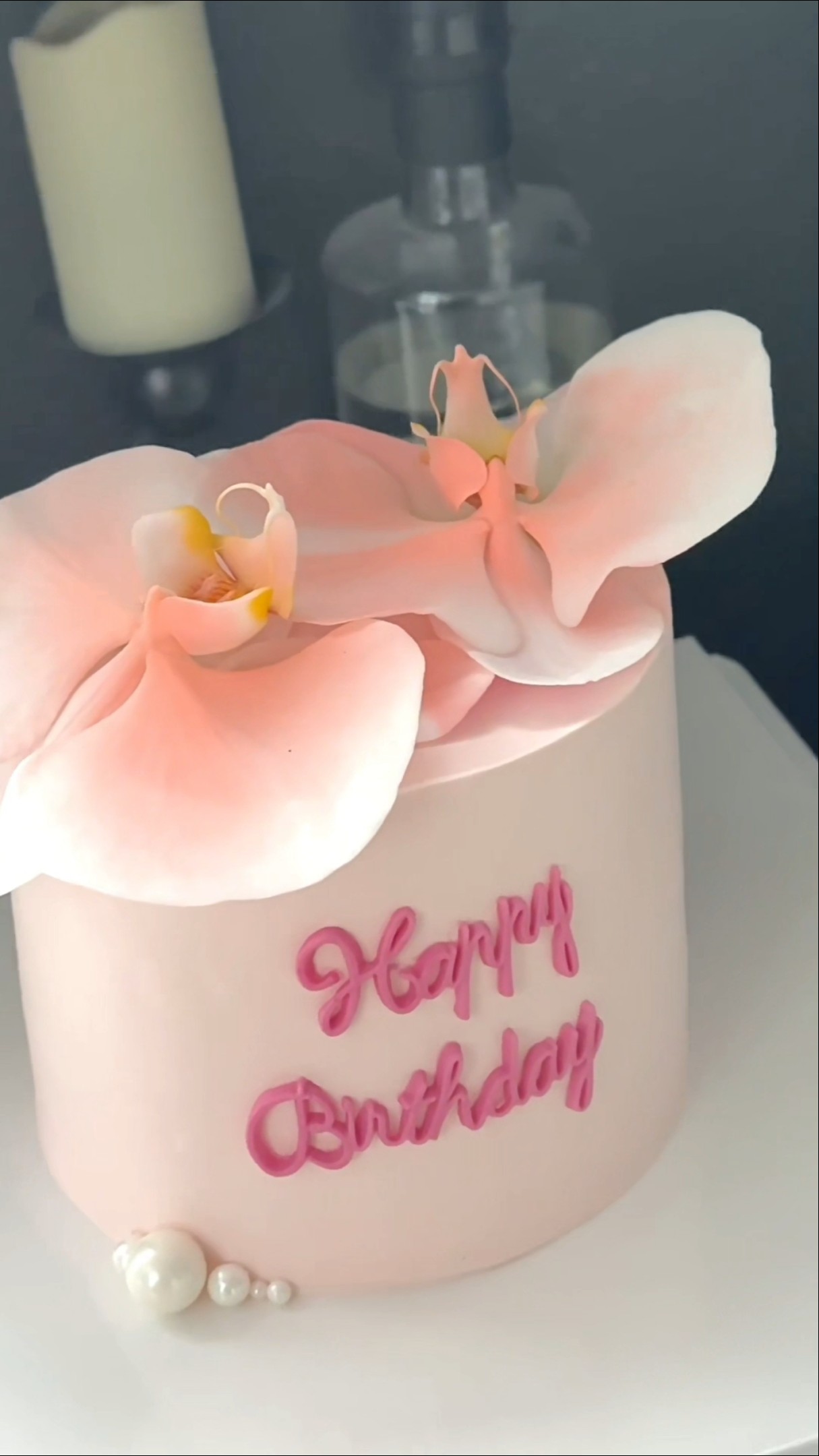 Immersive cake making Cake making Flower cake Cake Popular cake recommendation